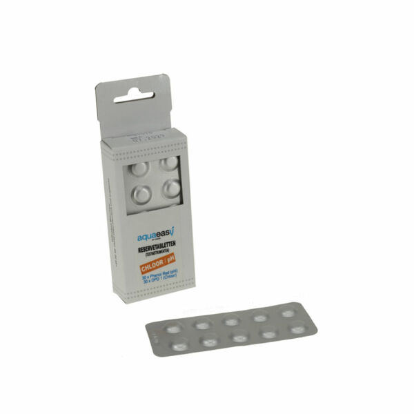W'Eau Navulling Tabletten Chloor (30) & pH (30) - Navulling Pillen Voor Testers