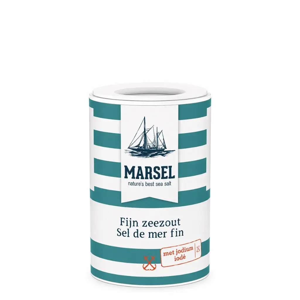 MARSEL® Fijn Zeezout 125gr - Voedingszout