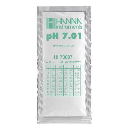 Kalibratievloeistof pH 7,01 20ml Bufferoplossing