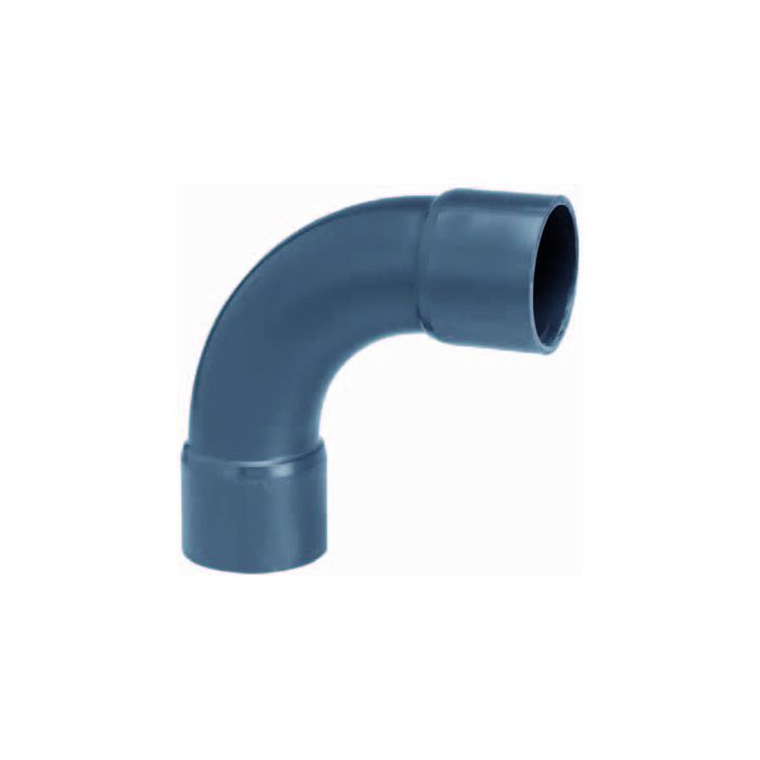 PVC BOCHT 90° Spuitgegoten PN16 - 63 mm