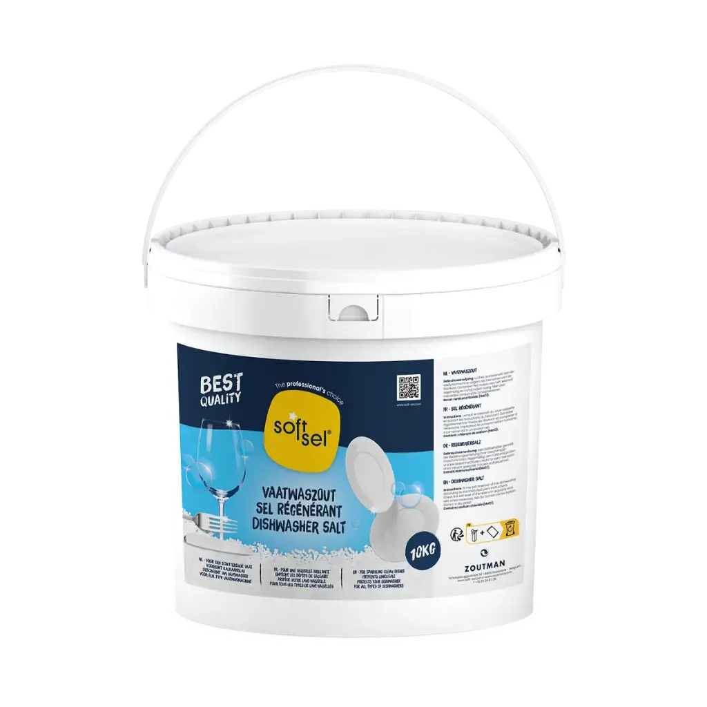 Soft Sel Vaatwaszout Emmer 10KG - Vaatwaszout - Regenereerzout