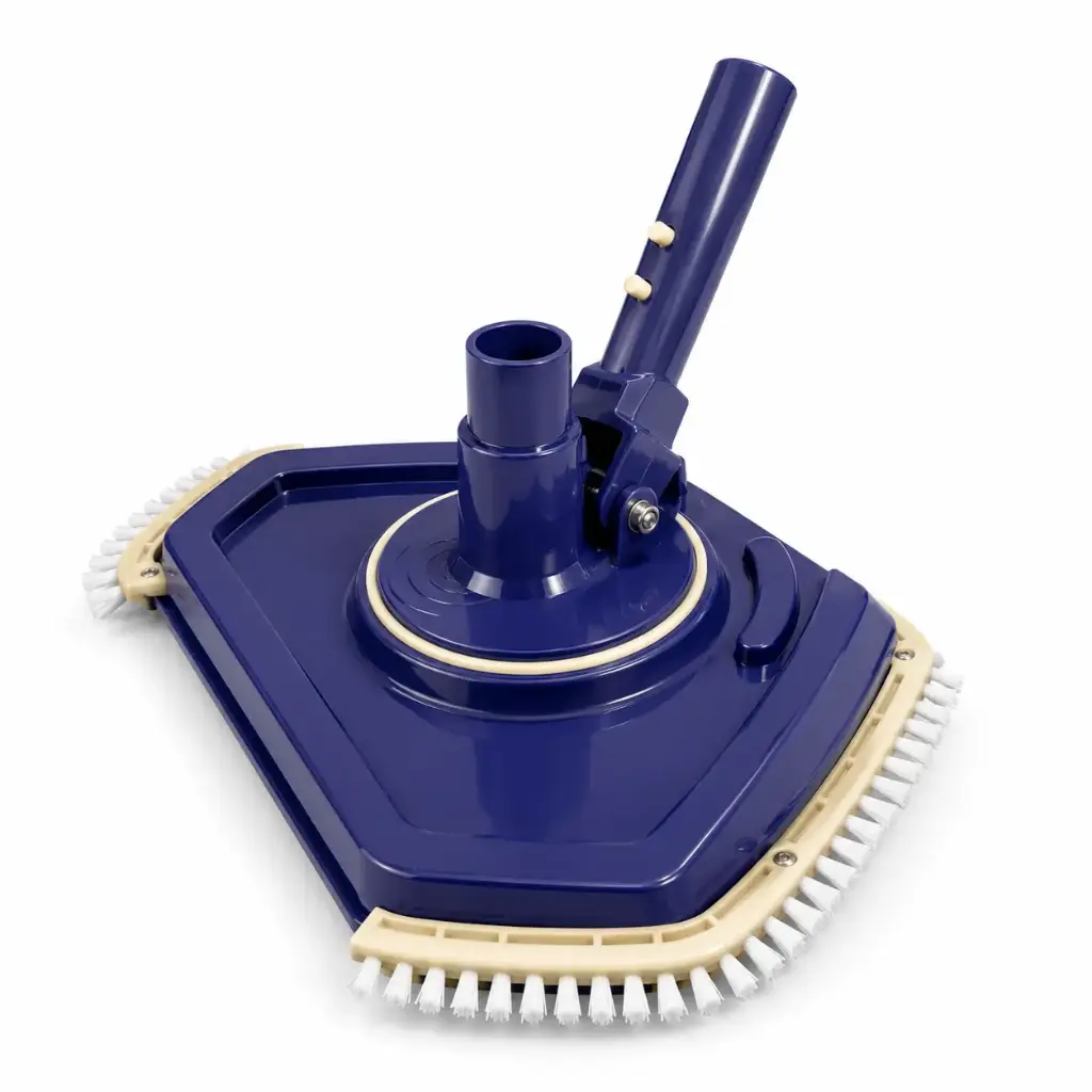 Poolstyle Driehoek Stofzuiger Met Zijborstels PVC Handvat - Bodemzuiger