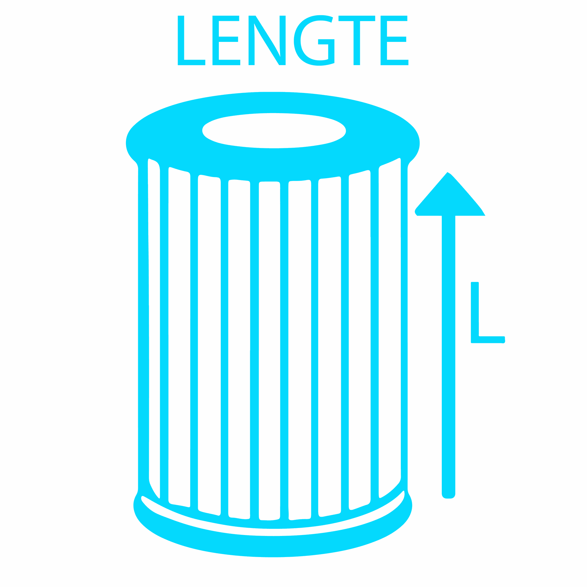 Lengte: 25cm