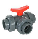 PVC 3-weg Kogelkraan met T-boring PN10 - 50mm
